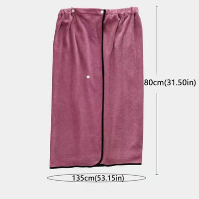 Swimming Bathrobe Microfiber Lady Bathrobe Cartoon Thickened Bath Skirt Comfortable Quick-drying Wrap Shower Skirt Summer