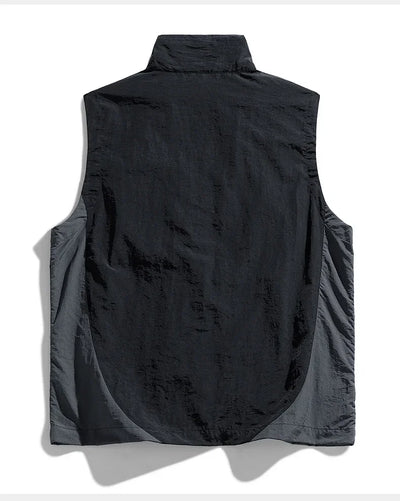 Men's vest for spring and summer new outerwear for camping hiking outdoor charging fashionable trend simple and high-end vest