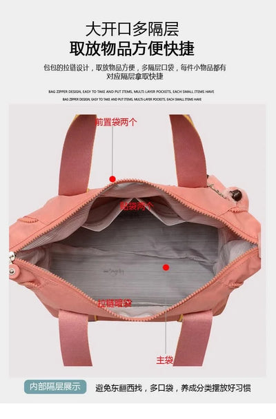 Sling Bag Women's Water-Resistant Nylon Purse