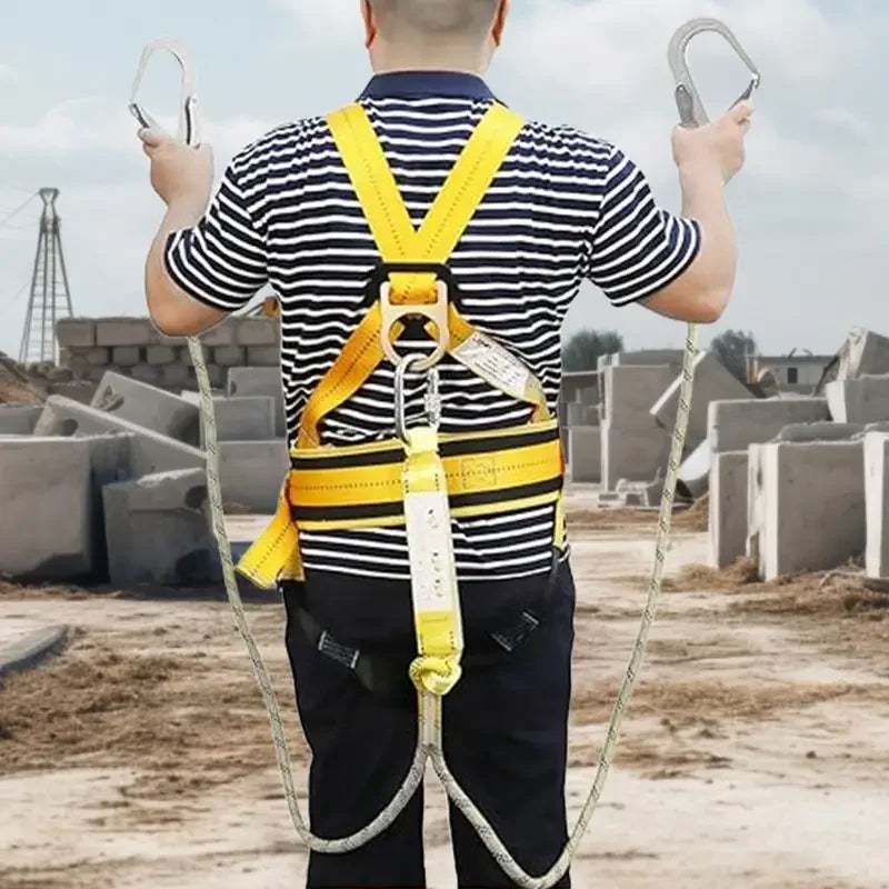 5-point High Altitude Work Safety Harness Anti-Fall Safety Belt Full-Body Safety Belt Tree Climbing Mountaineering Safety Belt