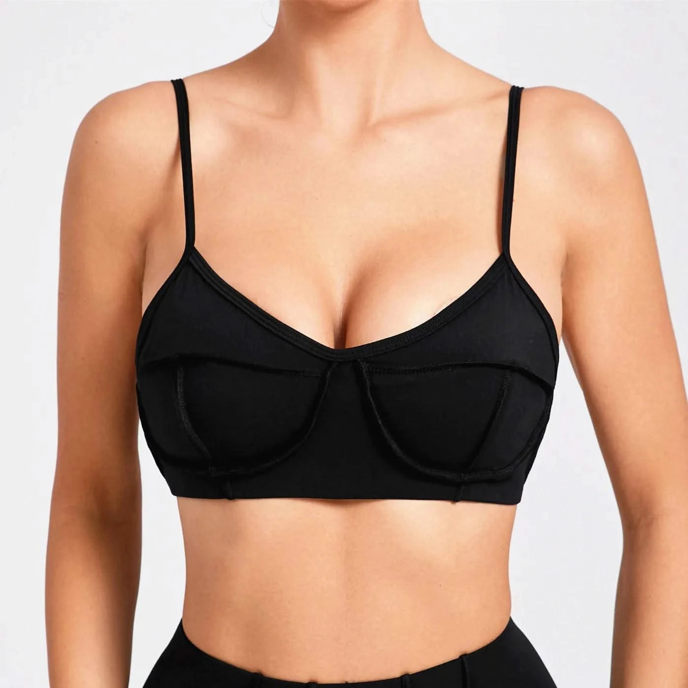 Women Nude Straps Yoga Sets Activewear