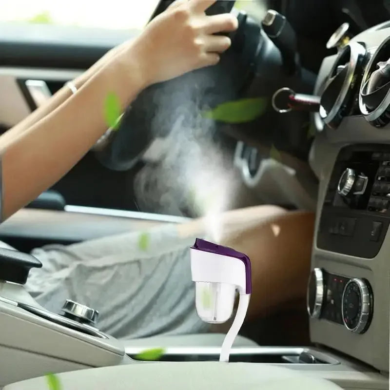 Car Humidifier Diffuser Small USB Air Scent Humidifier Vehicle Fragrance Oil USB Scent Mist Purifier Aromatherapy For Workplace