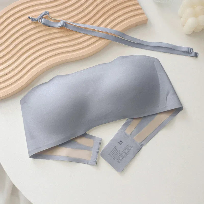 Women Sexy Strapless Bra Push Up