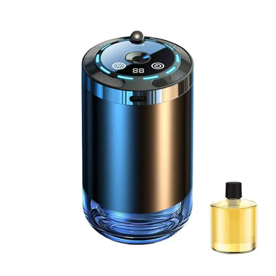 Car Aroma Diffuser With LED Starry Ambient Light 50ml Cologne Perfume Car Air Freshener Flavoring For Cars Fragrance Diffusers