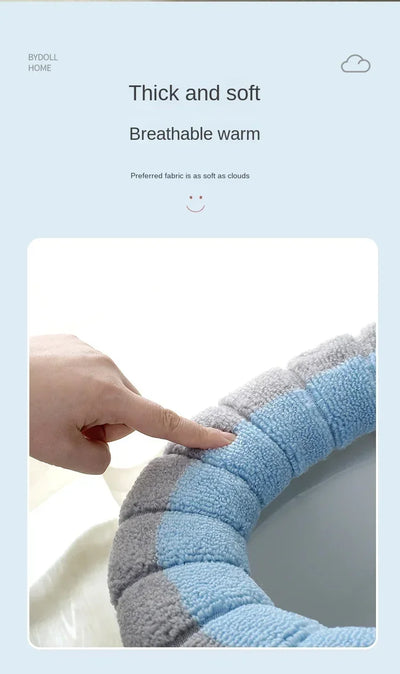 Winter toilet seat cushions bathroom toilet seat cushions handle thicker soft washers with toilet seat insulation accessories