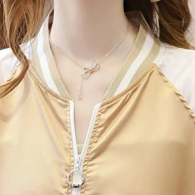 Bomber Jacket for Women Loose Short New in Baseball Aviator Coat