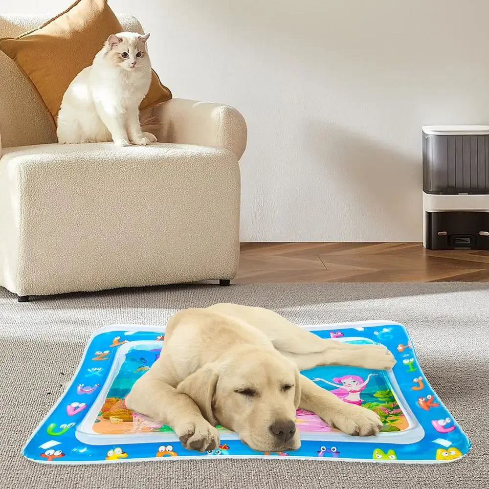 Creative Baby Water Mat For Pets Cat Dog Water Play Mat Infant Toddler Inflatable Patted Pad Baby Children Preschool Toys