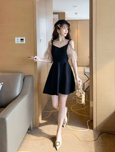 Slip Dress Woman Fashion 2024 Sundresses Party Korean Style Sexy Night Club Dresses for Women Prom Midi Black Green Purple Blue