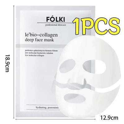 5/10PCS Collagen Face Mask Shrink Pores Deep Hydrating Overnight Mask Moisturizing Refreshing Brightening Korean Face Skin Care
