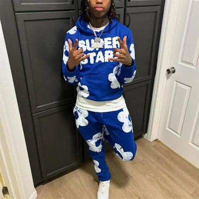 Men's Hoodies For Men Clothing Embroidery Sweatshirt Suit Man Tracksuit Pant Sets New In Hoodies & Sweatshirts Sports Suits Set