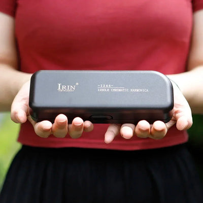 IRIN 12 Hole 48 Tone Harmonica Half Scale Harmonica Tones Semitones Switch Professional Woodwind Music Instrument Accessories