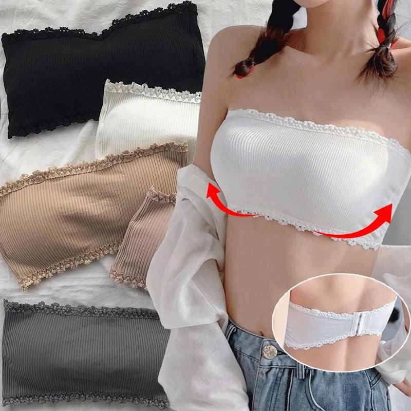 Summer Strapless Women Bras Back Lace Sexy