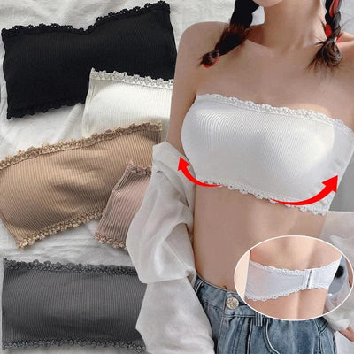 Summer Strapless Women Bras Back Lace Sexy