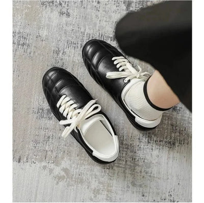 Women's Shoes Spring New Fashion Casual Shoes College Style Wide Toe Soft Comfortable Flat Shoes Outdoor Casual Sports Shoes
