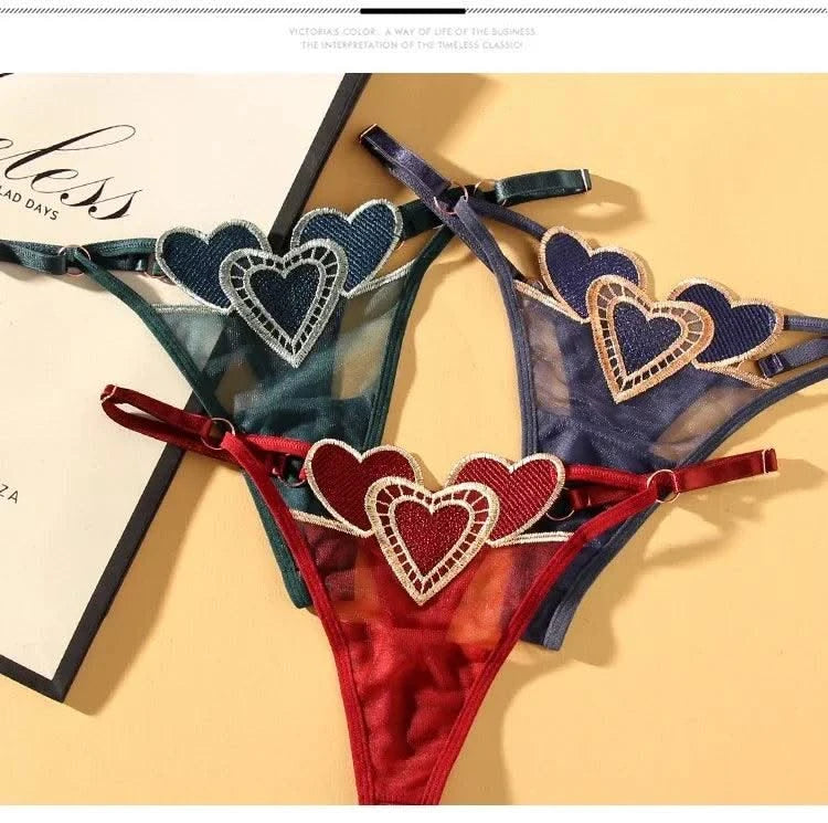 Sexy Panties Women Tong Embroidery Underwear Women Low-Rise Lingerie Girls' Thongs Women Panties Woman Clothing Underwear Female