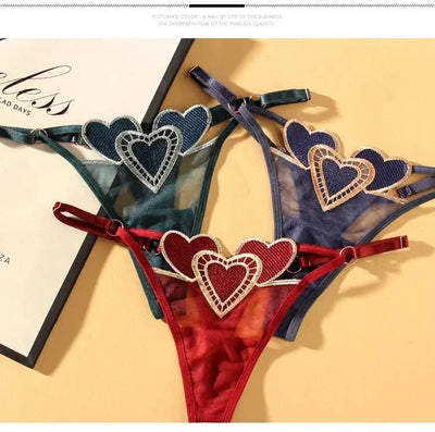 Sexy Panties Women Tong Embroidery Underwear Women Low-Rise Lingerie Girls' Thongs Women Panties Woman Clothing Underwear Female