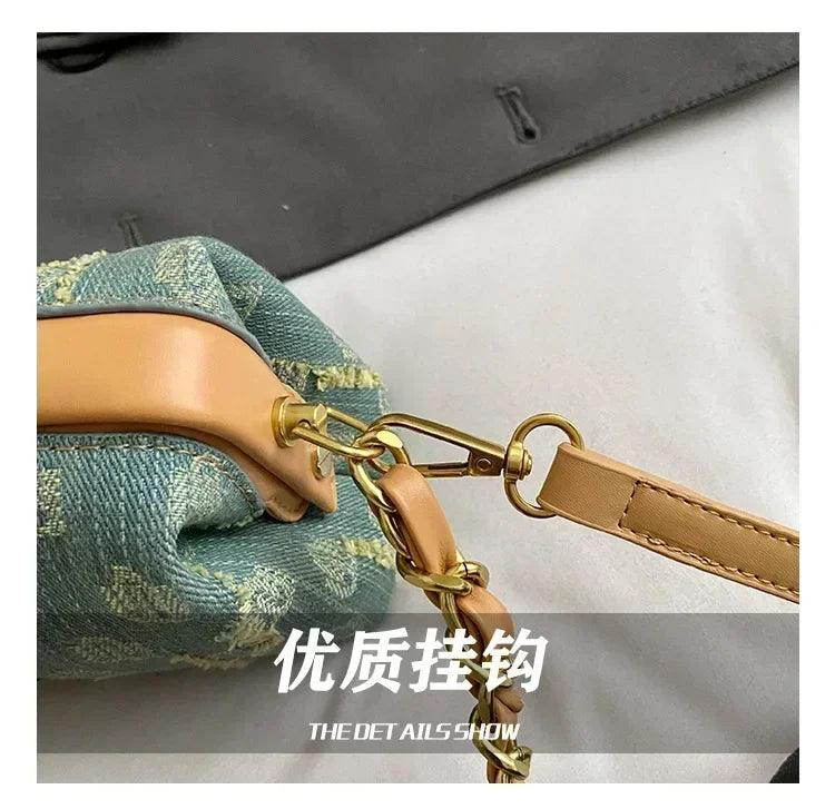 Luxury - grade 2025 women’s niche - designed cowboy - cloth bags - fashion - forward crossbody shoulder & under - arm