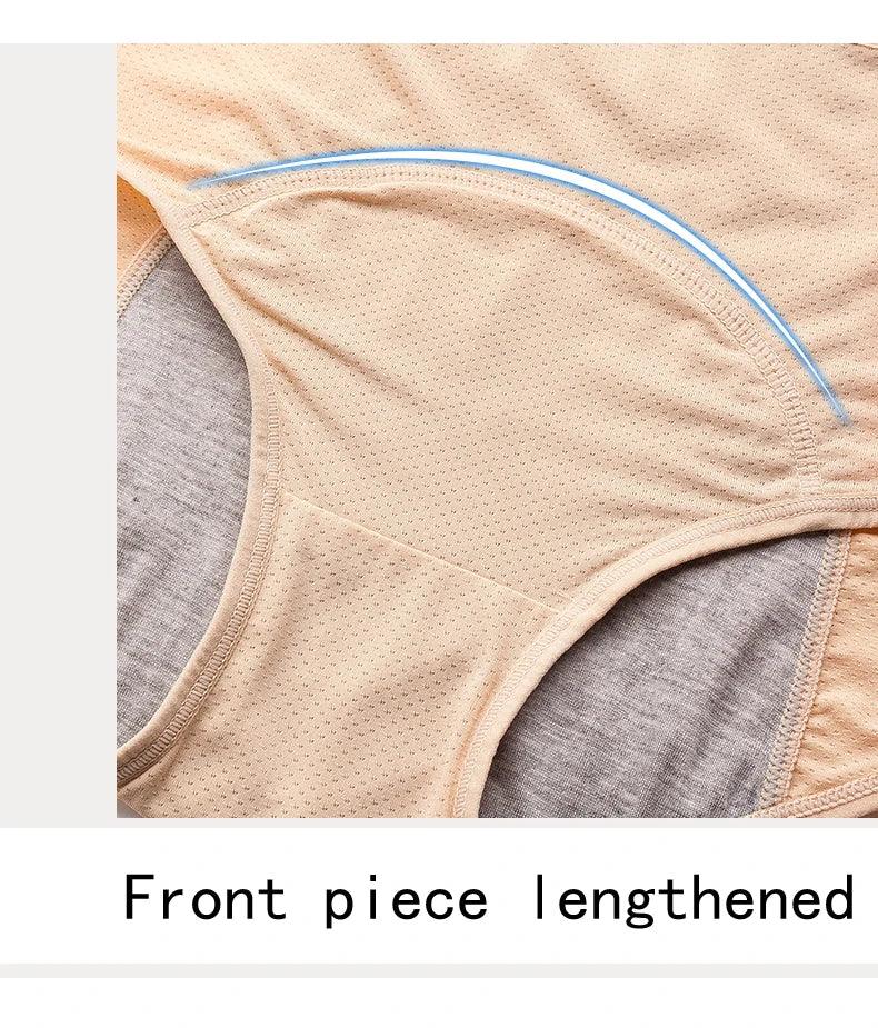 Leak Proof Menstrual Panties Women Underwear Period Cotton Waterproof Briefs Plus Size Female Physiological Breathable Pants