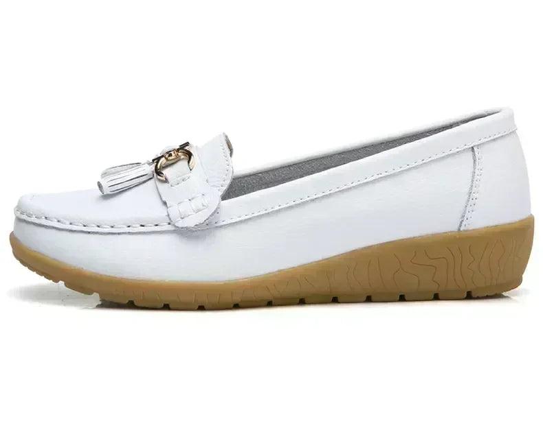 Women slip on loafers flat shoes moccasins casual sneakers