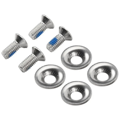Snowboard Binding Screw Set Include 4 Pieces Snowboard Mounting Screws And 4 Pieces Snowboarding Screw Washers