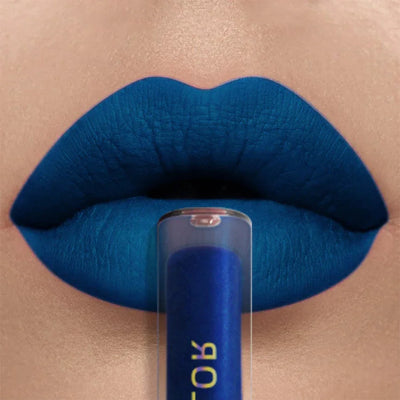 Sexy Velvet Matte Lip Glaze Liquid Lipstick Beauty Lip gloss Blue Nude Lip Stain Waterproof Lip tint Makeup For Women lip oil