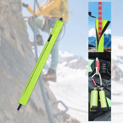Rock Climbing Rope Protector Rappelling Abseiling Equipment Strong Arborist Rope Protection Sleeve for Mountaineering Outdoor