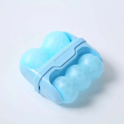 Double Head Ice Roller for Face Eye Puffiness Migraine Pain Relief Minor Injury Facial Cold Body Massage Roller Skin Beauty Tool