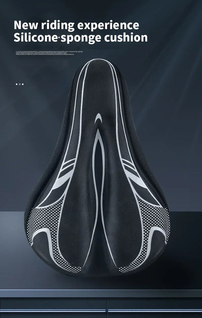 3D Bicycle Saddle Cover Accessories for Mountain Bike Men and Women Gel Soft Bicycle Seat Cover Parts Cycling Sports