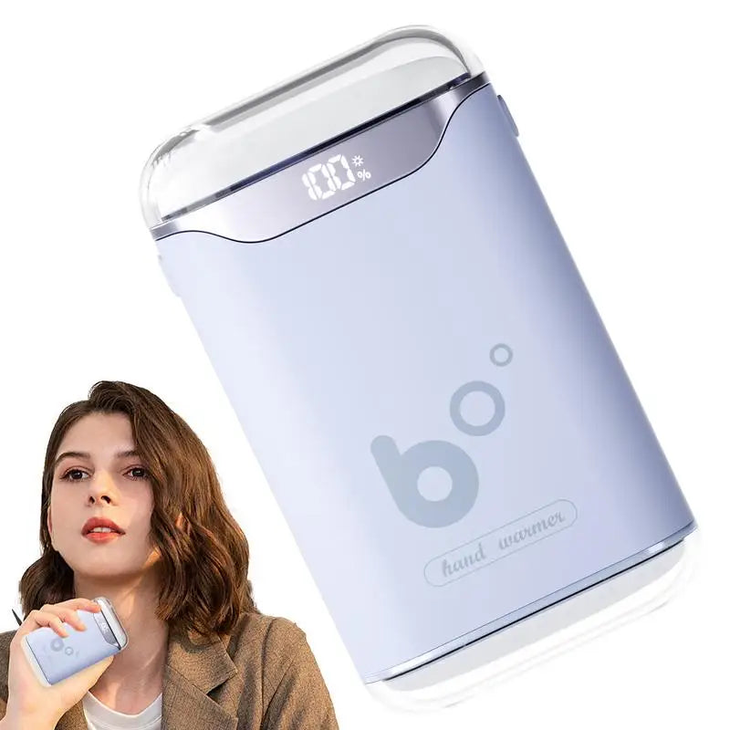 Hand Warmers Rechargeable Pocket Size Electric Handwarmers 3000mAh Long Heating LED Digital Display Electric Pocket Heater For