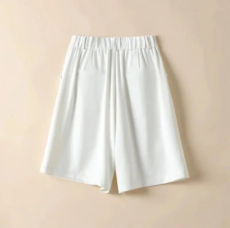 Short Pants Woman Wide Chiffon Shorts for Women Summer Women's Korean Style Designer Kpop Jorts Cheap Streetwear Flowy Comfy Hot