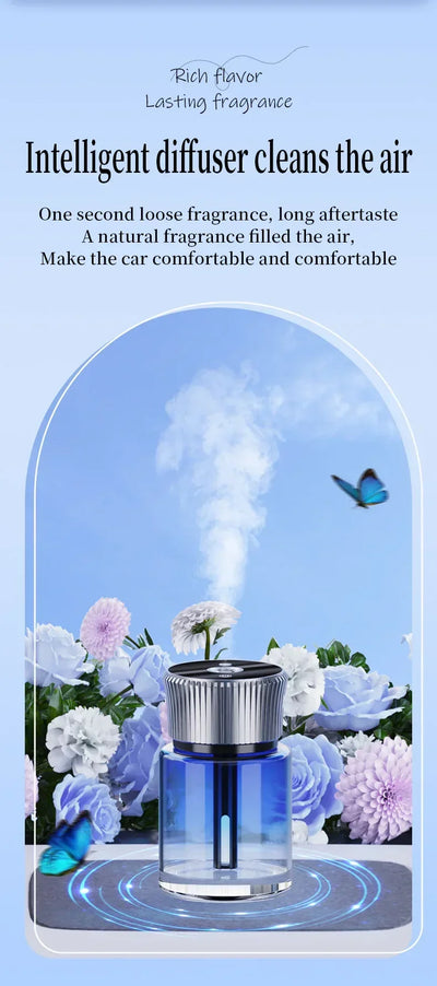 Smart car fragrance diffuser; car fragrance; automatic car fragrance diffuser; starry ceiling environment. USB car fragrance dif