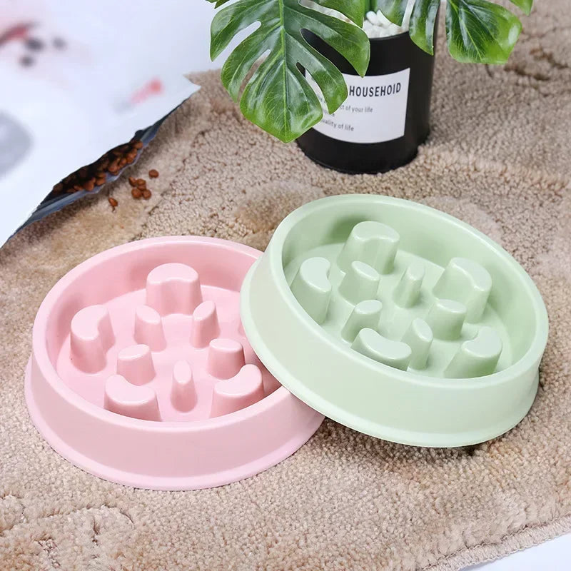 Portable Pet Dog Supplies, Puppy Feeding Food Dish, Slow Down Eating Feeder Bowl to Prevent Obesity, Dropshipping, 2023
