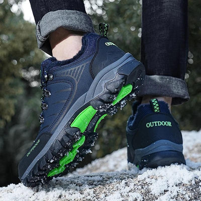 Men's Sneakers Outdoor Low-top Men's Hiking Shoes for Mountain Climbing and Warmth Men's Boots Outdoor Hiking Boots Work Shoes