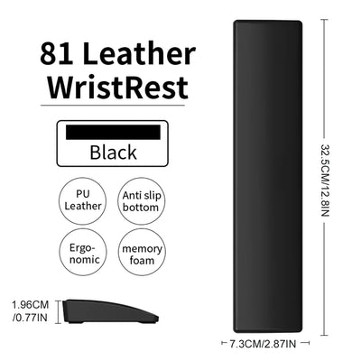 2Pcs L-Shaped Keyboard Mouse Pad Memory Foam Elbow Pillow Ergonomic Desk Edge Cushion Keyboard Wrist Rest Pad for Gaming Office