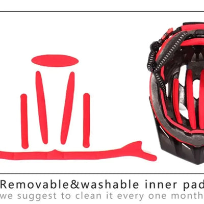 NEW Ultralight Bicycles Helmets Men Mountain Bike Helmet Integ-mold MTB Helmet With led Warning light Cycling Safely Cascos