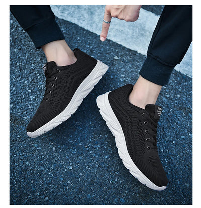 New Athletic Shoes for Men Shoes Sneakers Black Casual Men Mesh Sneakers Breathable Tennis Running Walking Gym Men Shoes