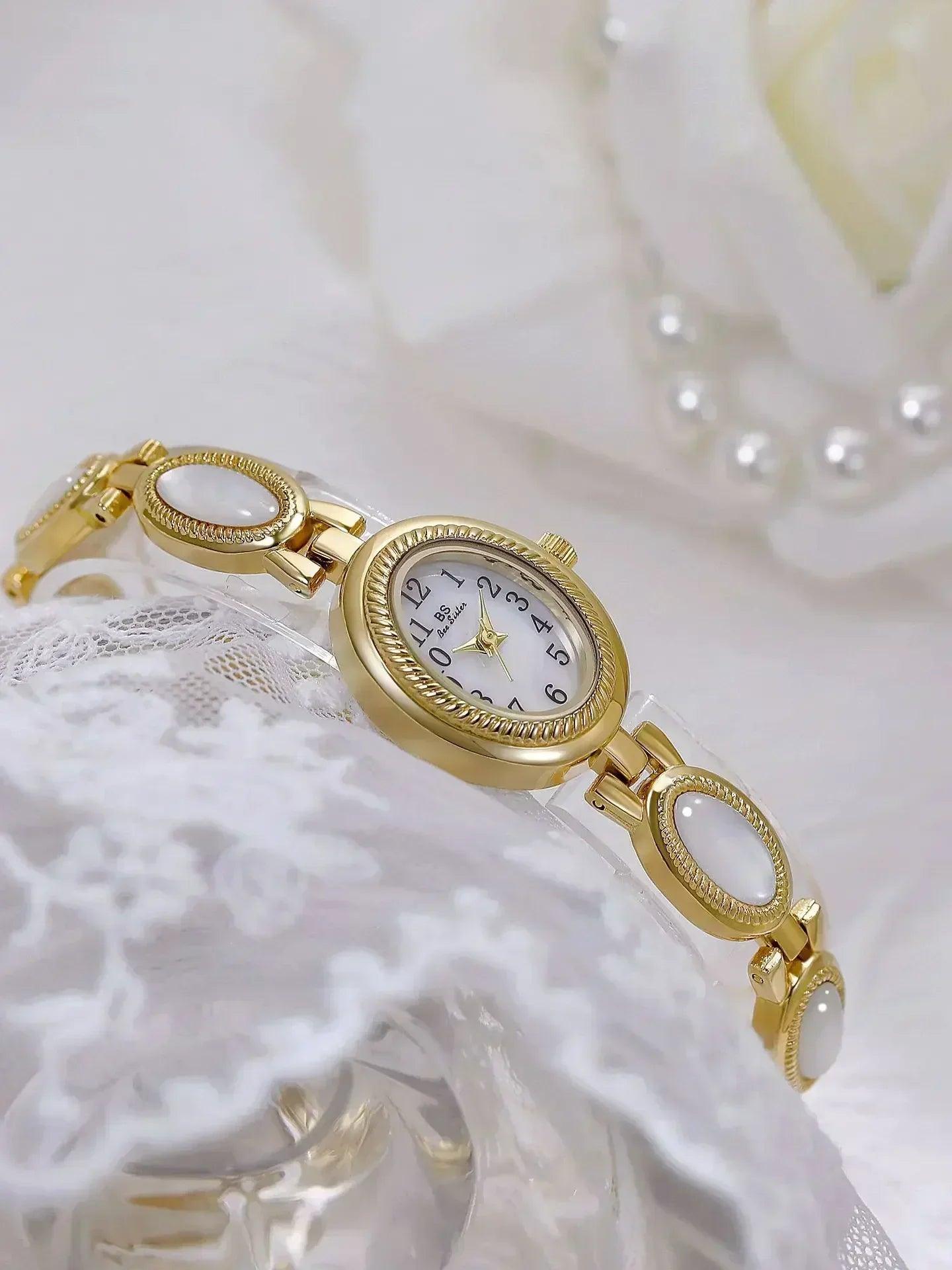 2025 new women wrist watches luxury brand elegant fashion ladies for female clock oval high quality gift dropship