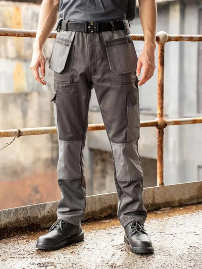 Men's Cargo pants Outdoor Trekking Fishing Hiking Pants swing pocket tool pocket polyester-cotton rip stop  wear-resistant