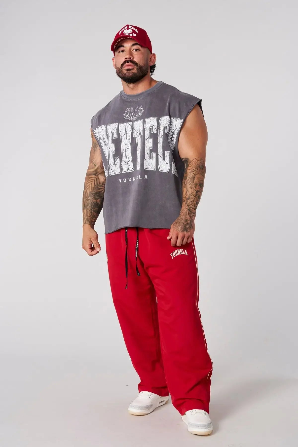 Men's Oversized Cotton Sleeveless Top - Summer Gym Vest, Fitness Running Joggers, Breathable Athletic Waistcoat for Training