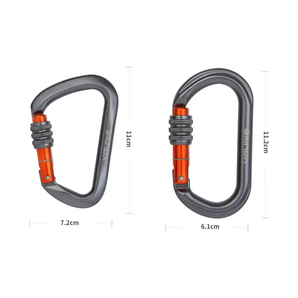 Practical Climbing Clip Climbing Equipment Smooth Surface Ultra-light Climbing Carabiner for Mountaineering