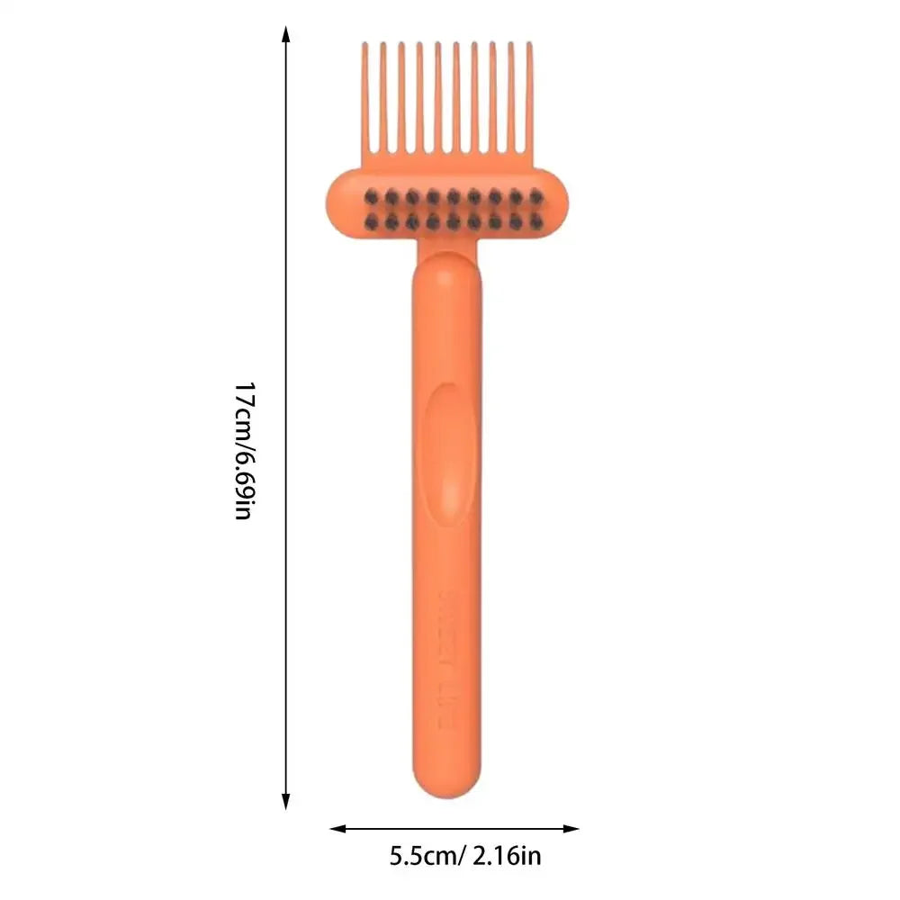 Hair Brush Cleaner Tool Hairbrush Cleaning Tools Comb Cleaner Rake 2-in-1 Dirt Remover Cleaning Supplies Rake For Keyboard Shop