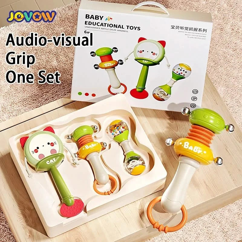 Baby Rattles Toys Newborn Sensory Teether Baby Development Games Educational Infant Toys For Babies Baby Toys 0 6 12 Months