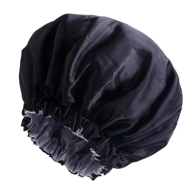 Silk Hair Bonnet for Sleeping Satin Bonnet for Natural Hair Silk Hair Wrap Satin Bonnet Cap Night Sleep Hat Silk Turban