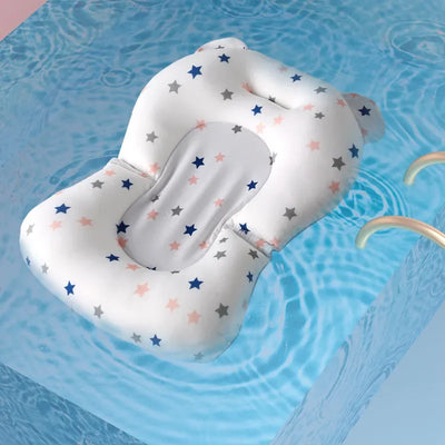 Baby Bath Support Pad Foldable Floating Seat Adjustable Newborn Bathing Cushion Infant Safety Net Hammock