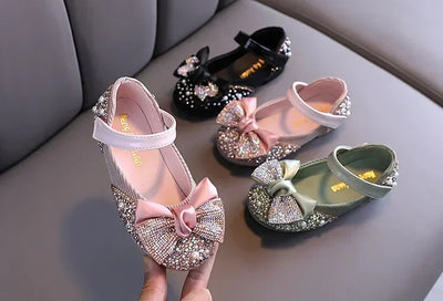 Sandals Toddler Girl Childrens Shoes Pearl Rhinestones Shining Kids Shoes Baby Girls Shoes Girls Thong Sandals