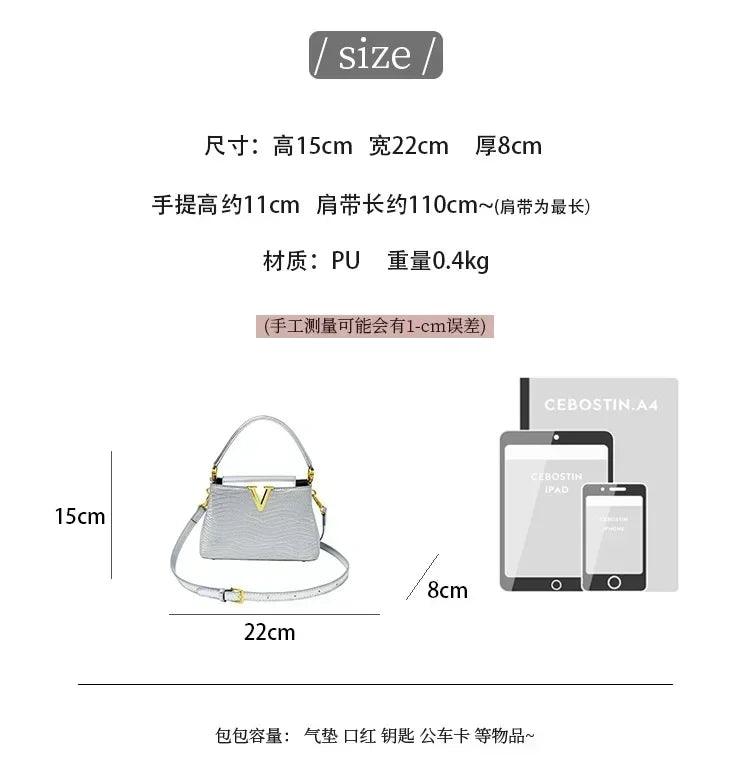 2025 new high-sense women’s designer handbag - feminine versatile large capacity for work & crossbody