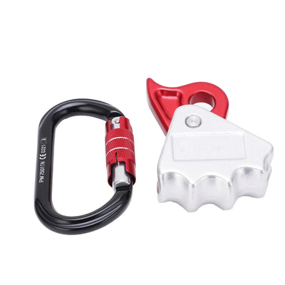 Rope Grab High Strength Safe Easily Use Slide Light Practical Lanyard Arborist Gear Kit for Mountaineering Climbing Rope Grabber