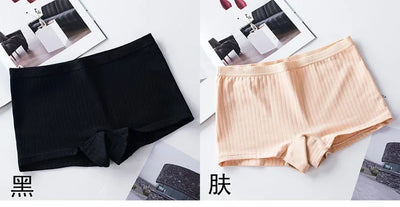 Women Boxers Underwear Cotton Ladies Safety Pants Female Seamless Underpants Solid Cozy Boyshorts sexy lingerie