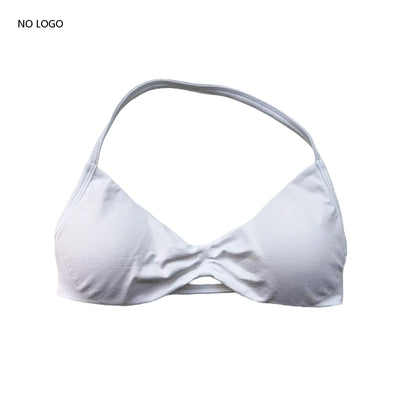 ARFTE Sports Bra Strappy Backless Yoga Gym Bra Removable Cups Women Workout Clothing Gym Top Halter Sport Bras