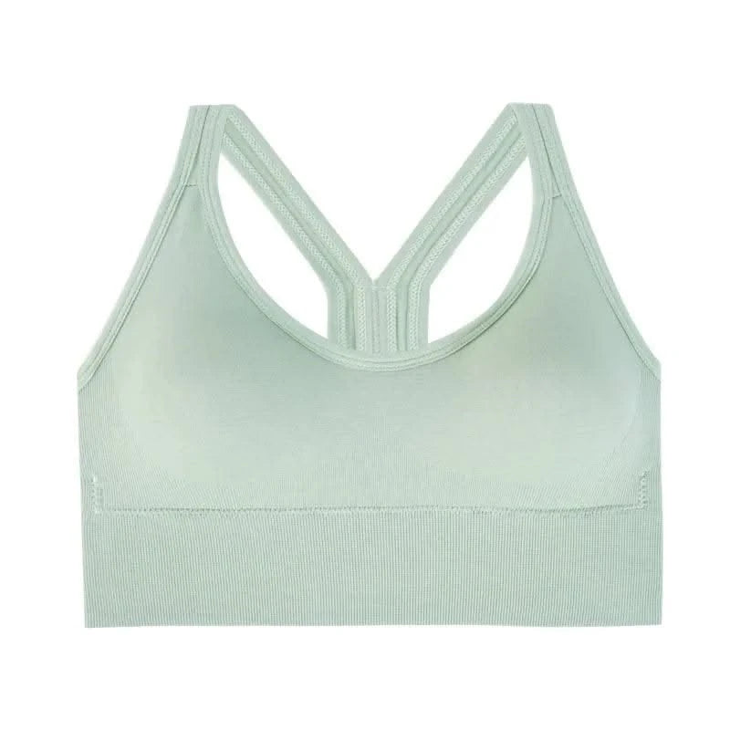 Women Top Wireless Bralette Push Up Seamless Cross Bra